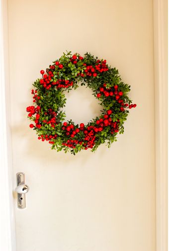 Guirlanda Natalina Galhos e Berries 50Øcm Natal -2-